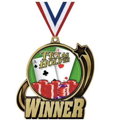 Winner Poker Tournament Medal