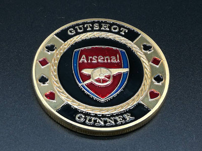 Arsenal Gut Shot Gunner Poker Card Guard