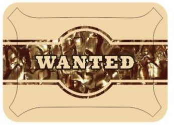 High Stakes Bounty Wanted Poker Plaque