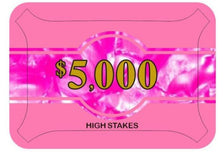 High Stakes $5,000 Poker Plaque