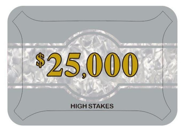 High Stakes $25,000 Poker Plaque