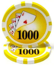 $1000 One Thousand Dollar Yin Yang 13.5 Gram Poker Chips