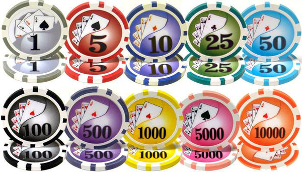 $1000 One Thousand Dollar Yin Yang 13.5 Gram Poker Chips