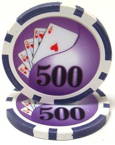 CLEARANCE $500 Five Hundred Dollar Yin Yang 13.5 Gram - 875 Poker Chips