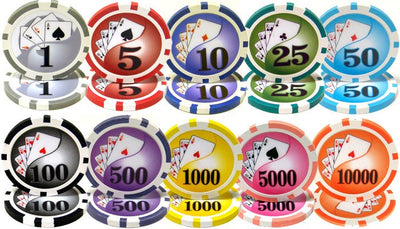 Card Guard - 600 Yin Yang 13.5 Gram Poker Chips Bulk