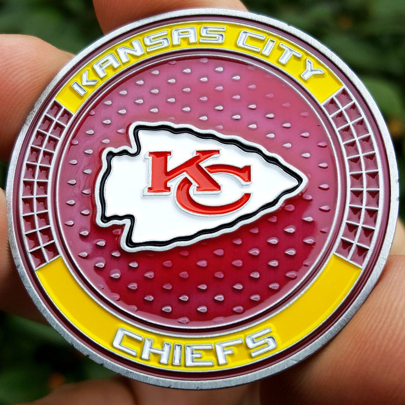 Kansas City Chiefs Poker Card Guard Protector PREMIUM