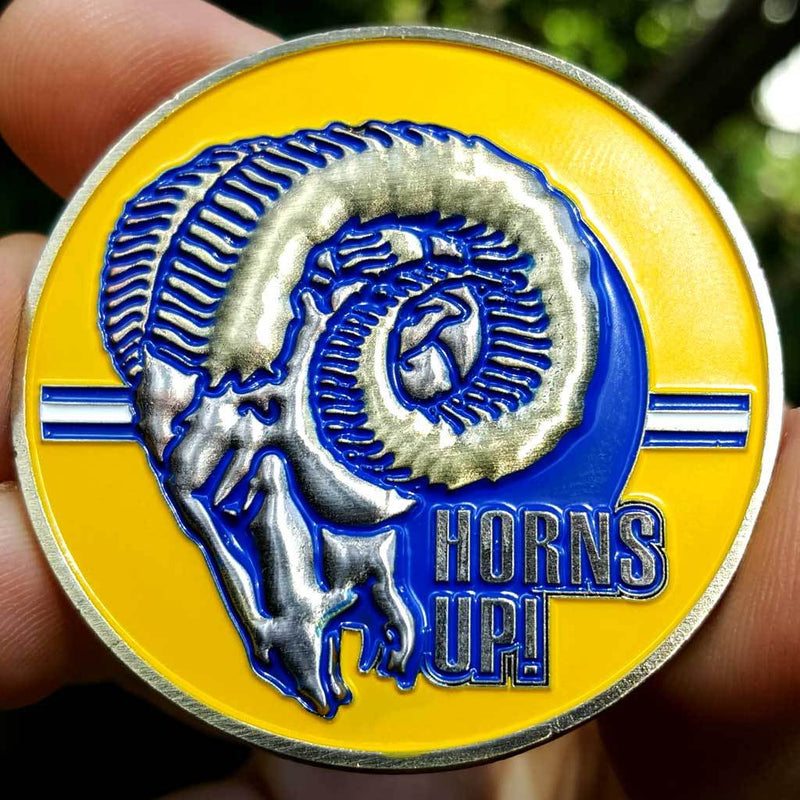 Throwback Los Angeles Rams Poker Card Guard Hand Protector PREMIUM