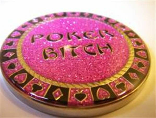 Poker Bitch Sparkle Poker Card Guard
