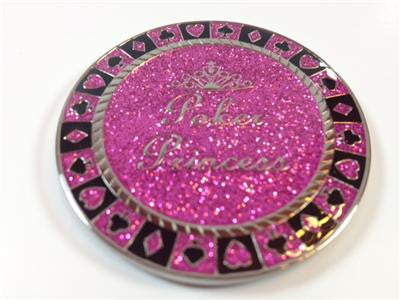 Sparkle Poker Princess Poker Card Guard