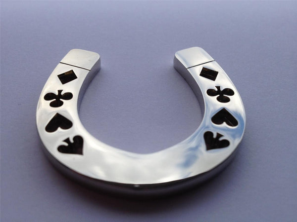 Card Guard - Silver Horseshoe