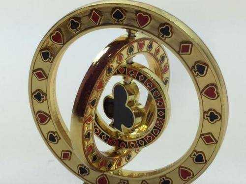 Triple Spinner Club Poker Card Guard