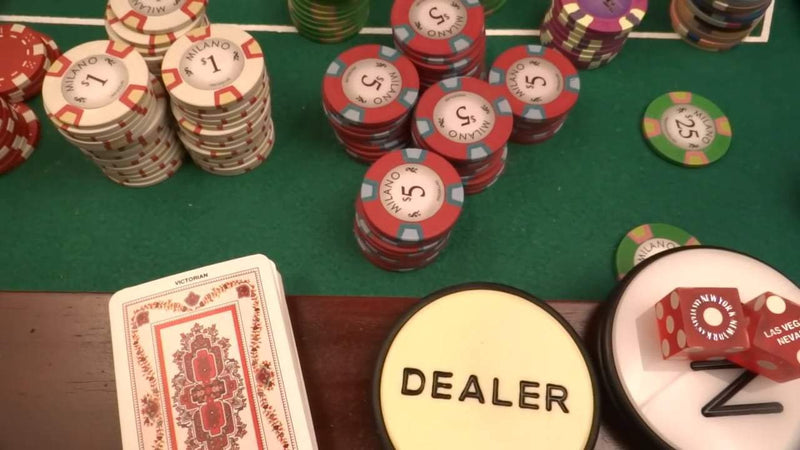 $1 One Dollar Milano 10 Gram Pure Clay Poker Chips
