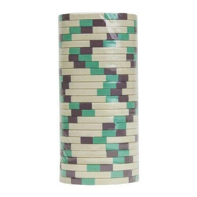 $1 White Showdown Casino 13.5 Gram - 100 Poker Chips