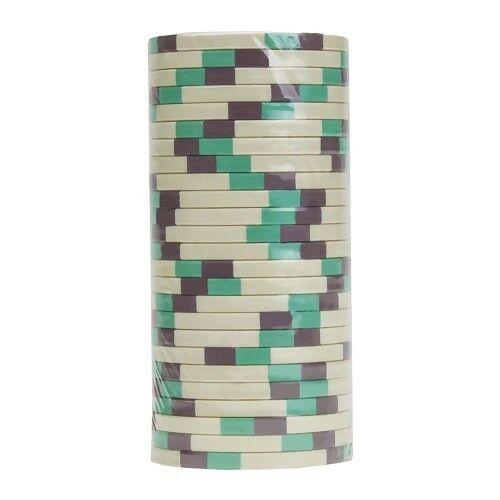 $1 White Showdown Casino 13.5 Gram - 100 Poker Chips