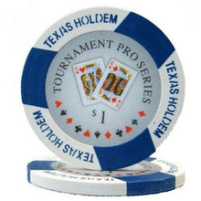 $1 White Tournament Pro 11.5 Gram - 100 Poker Chips