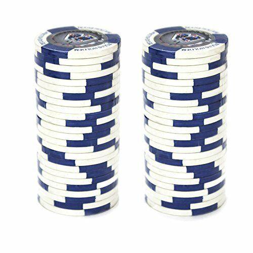 $1 White Tournament Pro 11.5 Gram - 100 Poker Chips
