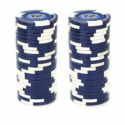 $10 Blue Tournament Pro 11.5 Gram - 100 Poker Chips