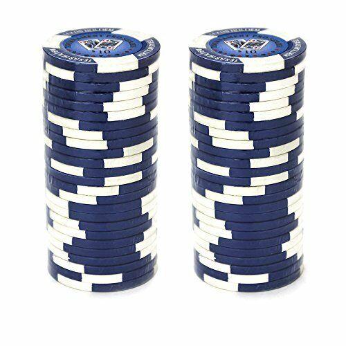 $10 Blue Tournament Pro 11.5 Gram - 100 Poker Chips