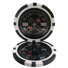 $100 Black Ultimate 14 Gram - 100 Poker Chips