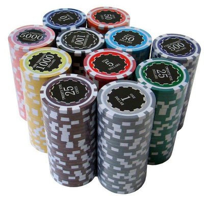 Chips - 100 Eclipse 14 Gram Poker Chips Bulk
