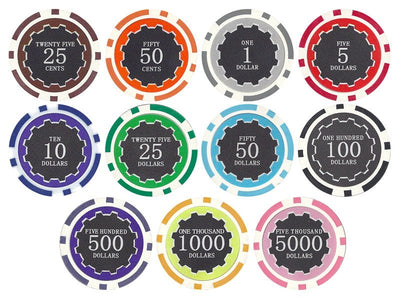 Chips - 1000 Eclipse 14 Gram Poker Chips Bulk