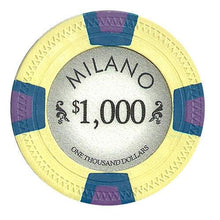 $1000 One Thousand Dollars Milano 10 Gram Pure Clay Poker Chips