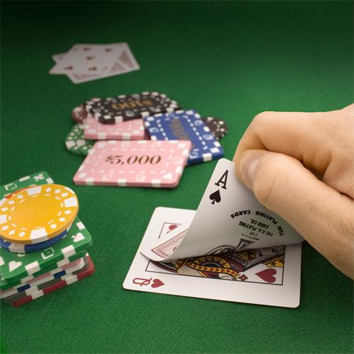Chips - $25,000 White Square Chips Rectangular Poker Plaques