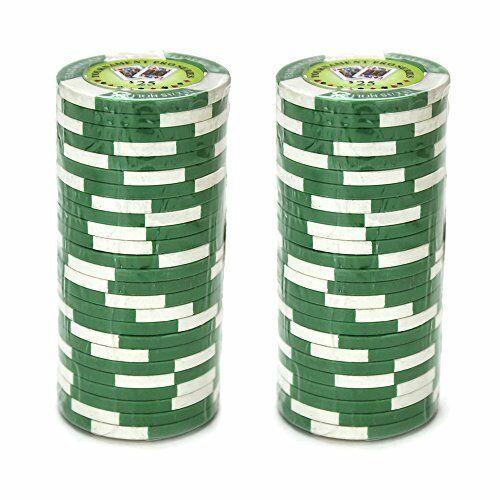 CLEARANCE $25 Green Tournament Pro 11.5 Gram - 500 Poker Chips