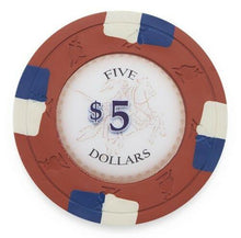 $5 Five Dollar Poker Knights 13.5 Gram Poker Chips