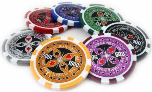 $5 Red Ultimate 14 Gram - 100 Poker Chips