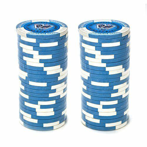$50 Light Blue Tournament Pro 11.5 Gram - 100 Poker Chips