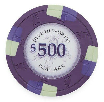 $500 Five Hundred Dollar Poker Knights 13.5 Gram - 100 Poker Chips