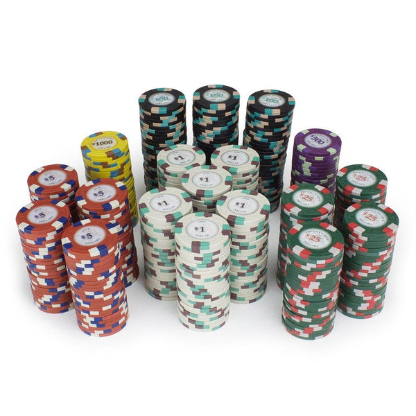 $500 Five Hundred Dollar Poker Knights 13.5 Gram - 100 Poker Chips