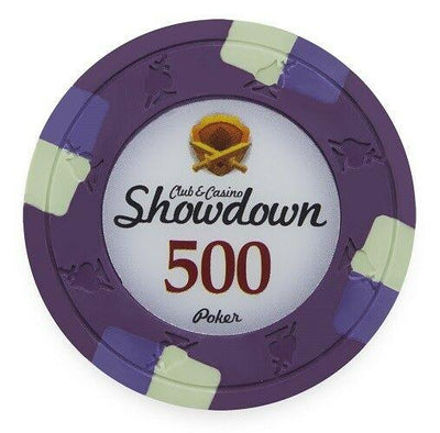 $500 Purple Showdown Casino 13.5 Gram - 100 Poker Chips