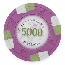 $5000 Five Thousand Dollar Poker Knights 13.5 Gram Poker Chips