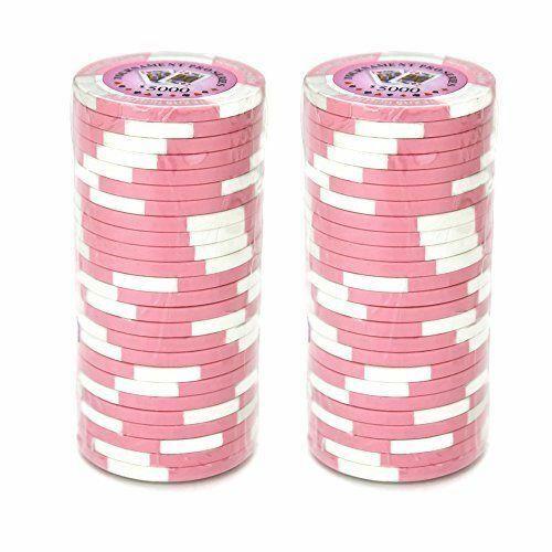 CLEARANCE $5000 Pink Tournament Pro 11.5 Gram - 500 Poker Chips