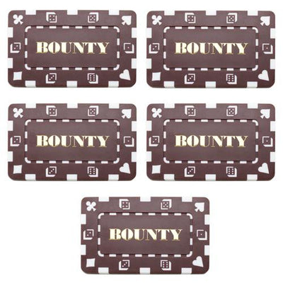 Chips - Bounty Brown Square Chips Rectangular Poker Plaques