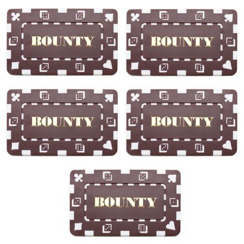 Bounty Square Poker Plaques - 5 PC