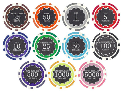 100 Eclipse 14 Gram Poker Chips Bulk - The Poker Store .Com