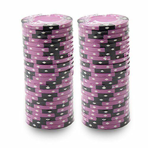 Pink Ace King Suited 14 Gram - 100 Poker Chips