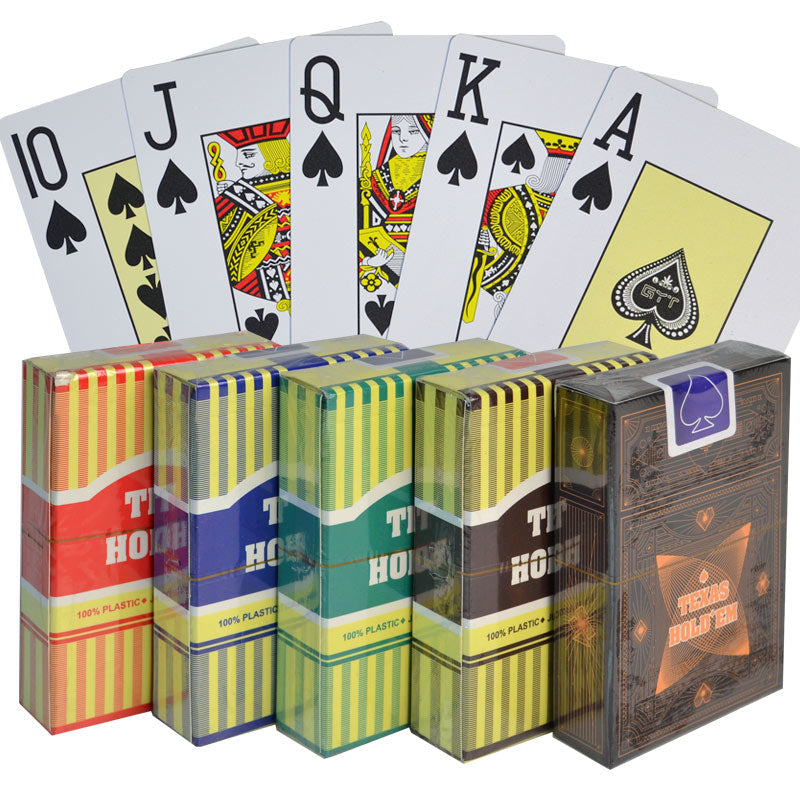 Classic 100% Plastic Playing Cards Poker Size Jumbo Index -Bulk Rate