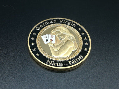 German Virgins Pocket Nines Poker Card Guard