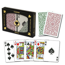 Playing Cards - 1 Dozen 12 Sets Copag Cards Green Burgundy Bridge Size Standard Index