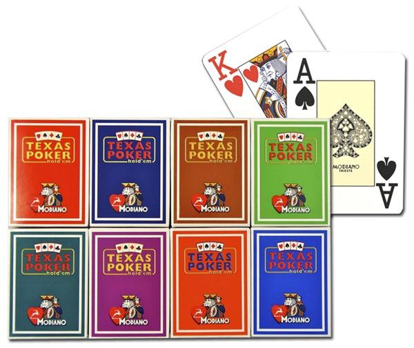 Playing Cards - 10 Decks Of Modiano 100% Plastic Cards Poker Jumbo