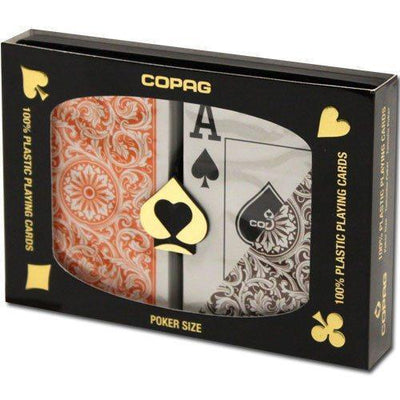 6 SET SPECIAL Copag 100% Plastic Playing Cards Random Mix