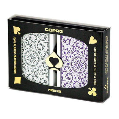 6 SET SPECIAL Copag 100% Plastic Playing Cards Random Mix