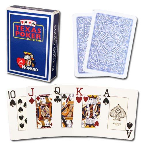Playing Cards - 2 Decks Of Modiano 100% Plastic Cards Poker Jumbo