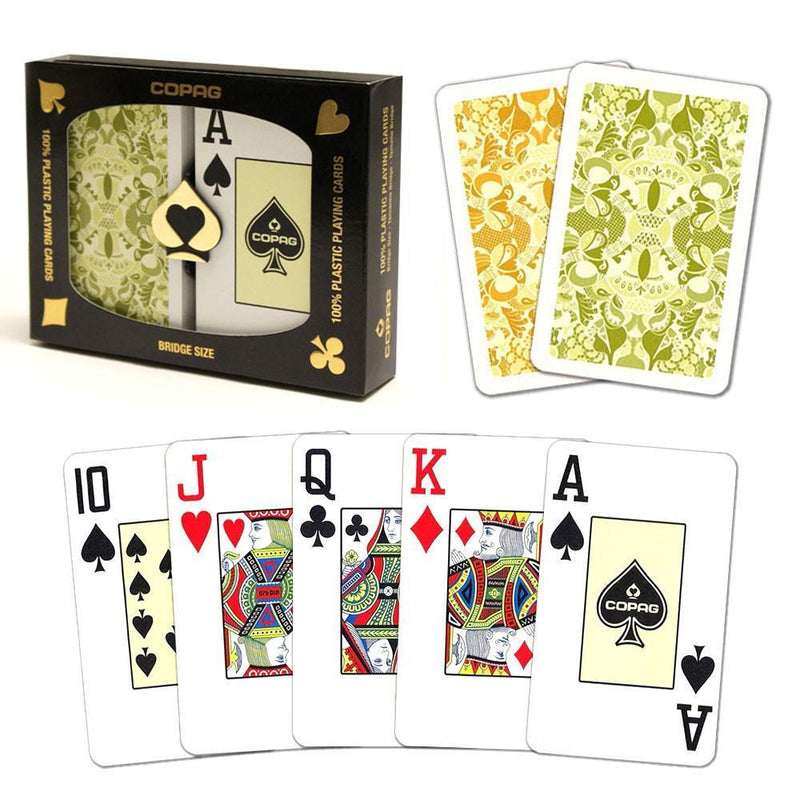 2 SET SPECIAL Copag 100% Plastic Playing Cards