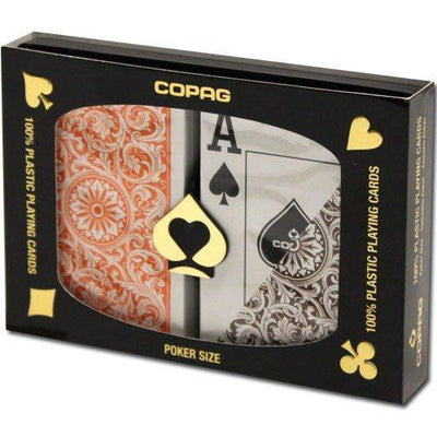 2 SET SPECIAL Copag 100% Plastic Playing Cards