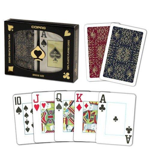 2 SET SPECIAL Copag 100% Plastic Playing Cards